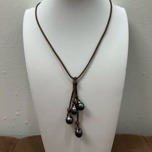 Wendy Mignot 4 Strand Tahitian Pearl Necklace